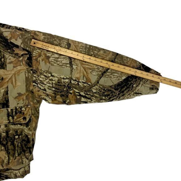 Northwest Territory Parka Jacket Mens Sz L Brown Camo Vintage Hunting Insulated - Picture 15 of 16